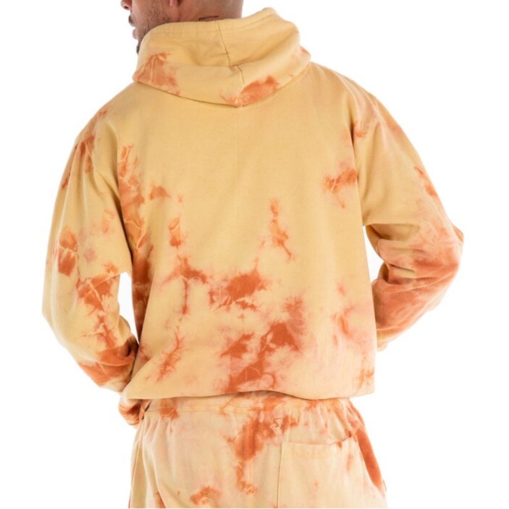 NWT Original Paperbacks orange tie dye hoodie - Picture 2 of 3